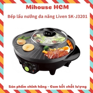 Bếp nướng lẩu đa năng Liven SK-J3201