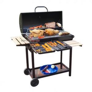 Bếp nướng than hoa lắp đậy có tay đẩy BBQ-05