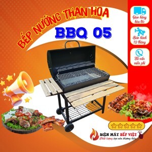 Bếp nướng than hoa lắp đậy có tay đẩy BBQ-05