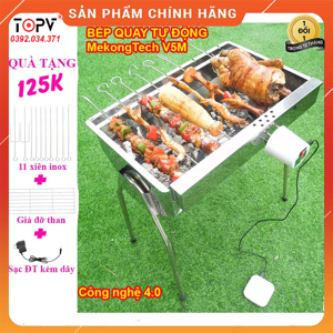 Bếp nướng than hoa tự xoay V5M