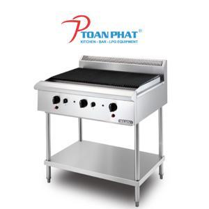 Bếp nướng than nhân tạo 3 họng gas Berjaya CB3BFS-17