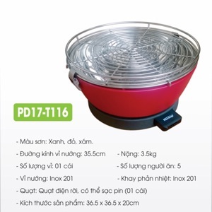 Bếp nướng than Phù Đổng PD17-T116