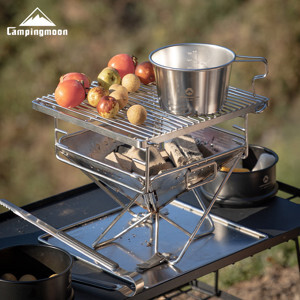 Bếp nướng than xếp gọn CampingMoon X-MINIPRO