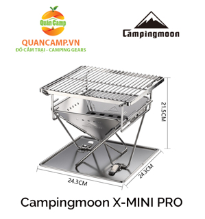 Bếp nướng than xếp gọn CampingMoon X-MINIPRO