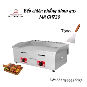 Bếp rán mặt phẳng dùng gas GH-720