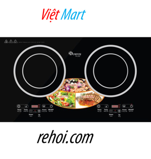 Bếp từ 2 vùng nấu Sowun SW 1223