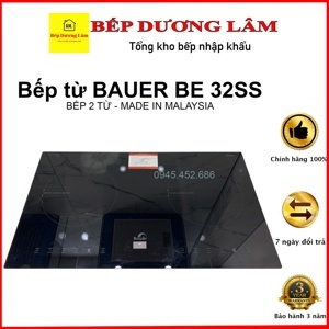 Bếp từ âm 2 vùng nấu Bauer BE 32SS