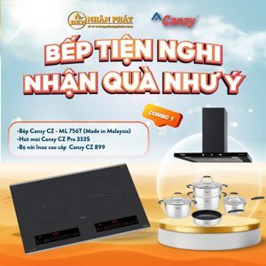 Bếp từ âm 2 vùng nấu Canzy CZ-ML756T