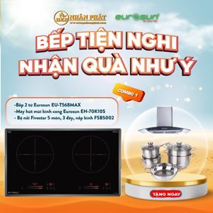 Bếp từ âm 2 vùng nấu Eurosun EU-T568Max