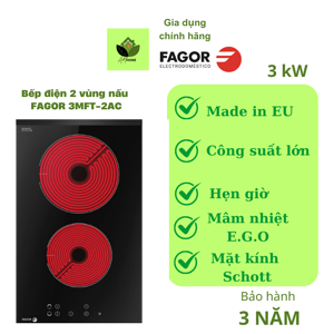 Bếp hồng ngoại2 vùng nấu Fagor 3MFT-2A 301.0003