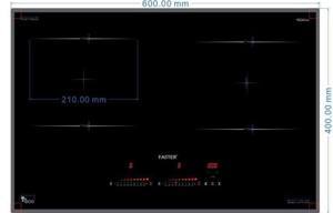 Bếp từ âm 2 vùng nấu Faster FS660I