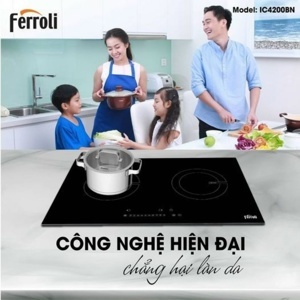 Bếp từ âm 2 vùng nấu Ferroli IC4000BS