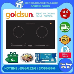 Bếp từ âm 2 vùng nấu Goldsun GDI7410