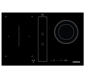 Bếp điện từ âm 3 vùng nấu kết hợp hút mùi Hafele 539.66.698