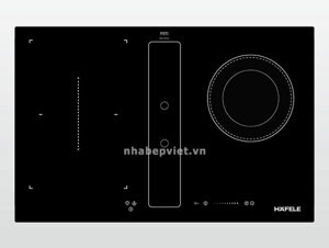 Bếp điện từ âm 3 vùng nấu kết hợp hút mùi Hafele 539.66.698