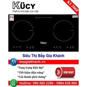 Bếp từ âm 2 vùng nấu Kucy KI2068 (KI-2068)