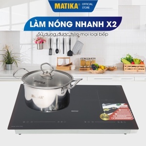 Bếp từ âm 2 vùng nấu Matika MTK-2352