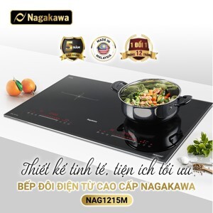 Bếp từ âm 2 vùng nấu Nagakawa NAG1215M