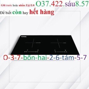 Bếp từ âm 2 vùng nấu Rapido RI4000VD