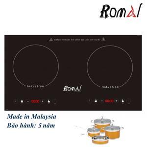 Bếp từ âm 2 vùng nấu Romal RI-26M