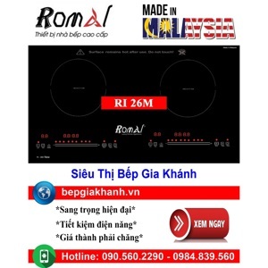 Bếp từ âm 2 vùng nấu Romal RI-26M