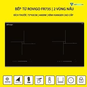 Bếp từ âm 2 vùng nấu Rovigo FR735