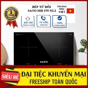 Bếp từ âm 2 vùng nấu Sato SIH375 N2.2