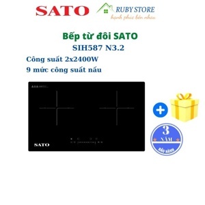 Bếp từ âm 2 vùng nấu Sato SIH587 N3.2