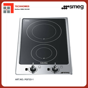 Bếp từ âm 2 vùng nấu Smeg PGF32I-1