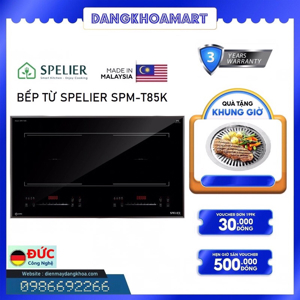 Bếp từ âm 2 vùng nấu Spelier SPM-T85K