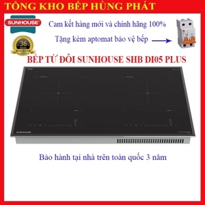 Bếp từ âm 2 vùng nấu Sunhouse SHB-DI05