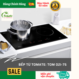 Bếp từ âm 2 vùng nấu Tomate TOM-02I-7S