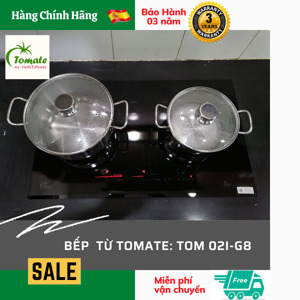 Bếp từ âm 2 vùng nấu Tomate TOM 02I-G8