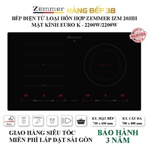 Bếp từ âm 2 vùng nấu Zemmer IZM 203IH