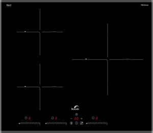 Bếp từ âm 3 vùng nấu Bauer BEU630GT2E