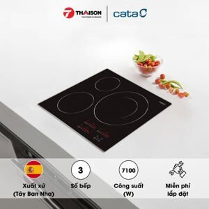 Bếp từ âm 3 vùng nấu Cata INSB 6032