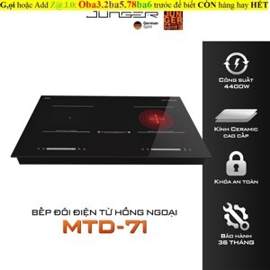 Bếp từ âm 3 vùng nấu Junger MTD 71