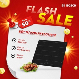 Bếp từ âm 4 vùng nấu Bosch PXY601JW1E