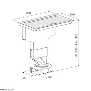 Bếp từ âm 4 vùng nấu Malloca HIH-904 Slim