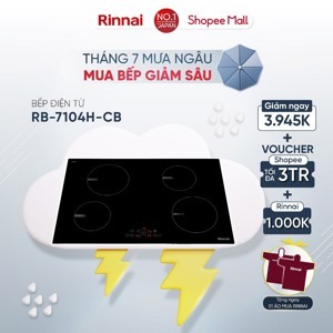 Bếp từ âm Rinnai RB-7104H-CB