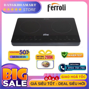 Bếp từ đôi Ferroli ID3500KP