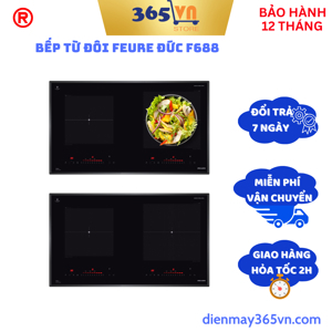 Bếp từ đôi Feuer F688