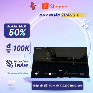 Bếp từ đôi Fumak FI2200