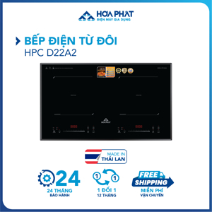 Bếp từ đôi Hòa Phát HPC D22A2