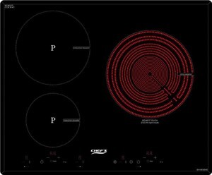 Bếp từ hồng ngoại âm 3 vùng nấu Chef's EHMIX545