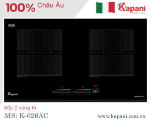 Bếp từ đôi Kapani K-626AC