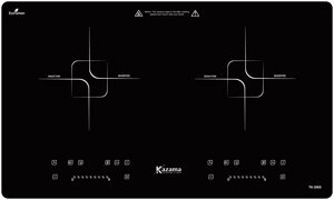 Bếp từ đôi Kazama TK-202S mặt chéo+ vuông