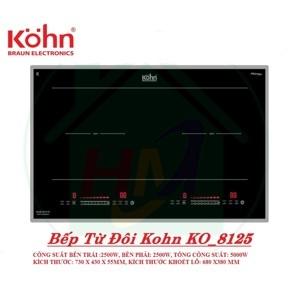 Bếp từ đôi Kohn KO-8125