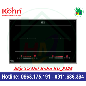 Bếp từ đôi Kohn KO-8125