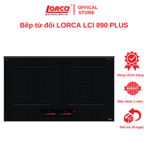 Bếp từ đôi Lorca LCI-890 Plus